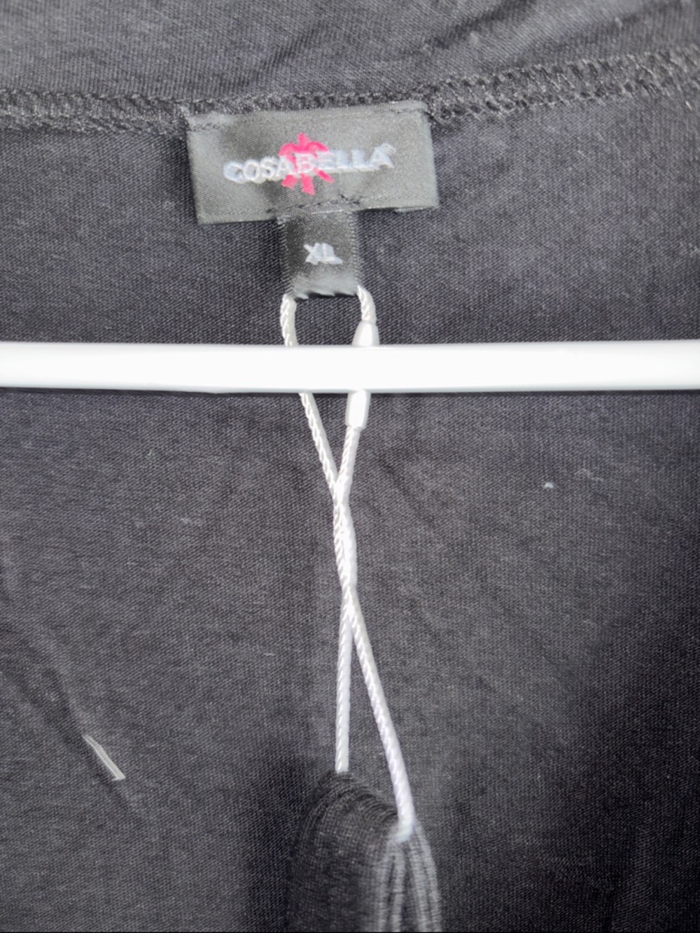 Cosabella Black Pajama Set with White Piping - Picture 3 of 8